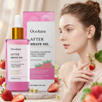 Strawberry Soothing After Shave Oil for Skin Irritation and Redness