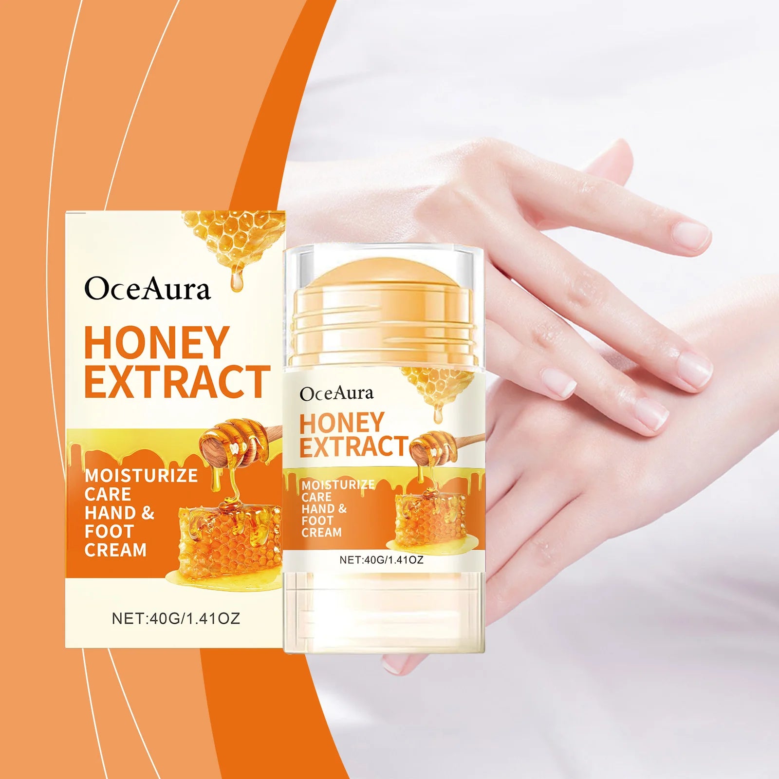 Moisturizing Honey Heel Balm for Dry Cracked Skin Repair - 2