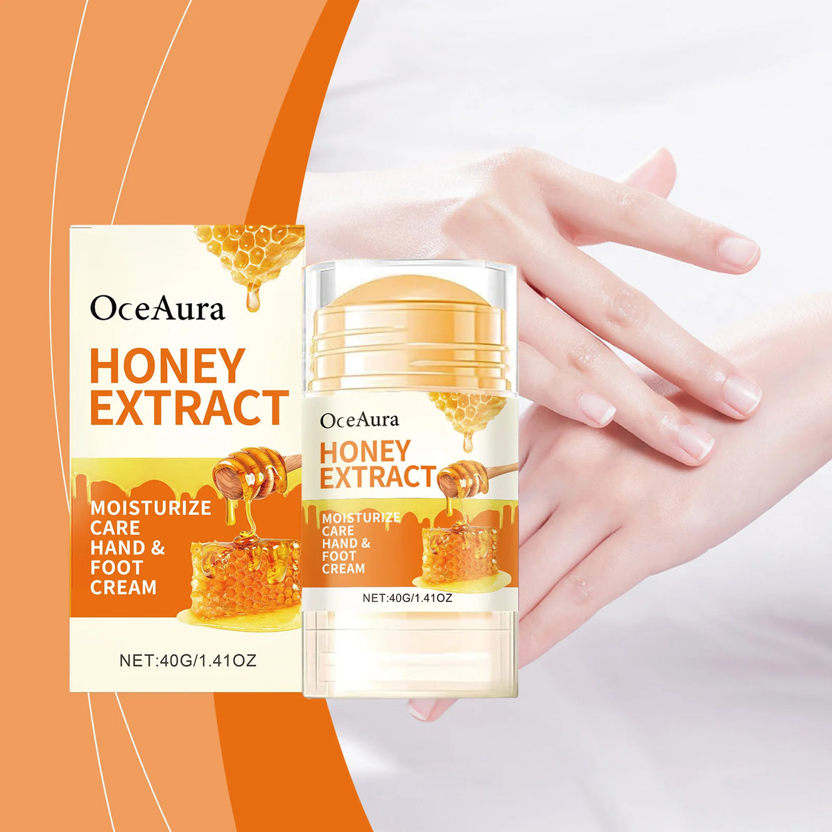 Moisturizing Honey Heel Balm for Dry Cracked Skin Repair