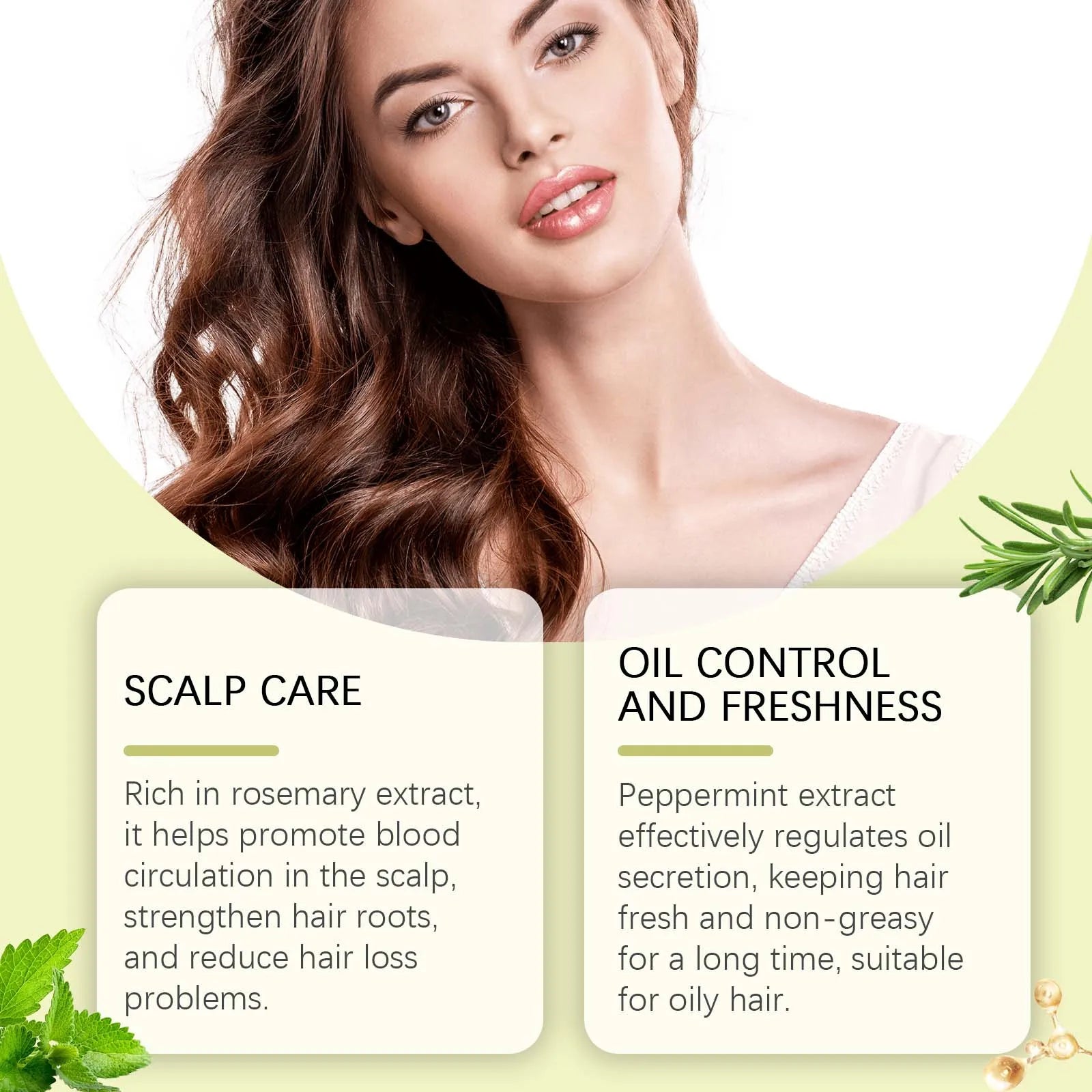 Rosemary Hair Strengthening Spray for Frizz Control and Growth - 8