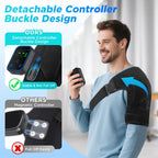 Wireless App-Controlled Heated Shoulder Massager for Muscle Relief