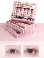 Peiyen 6 Piece Pearlescent Eyeshadow Stick Set Waterproof Shimmer Makeup