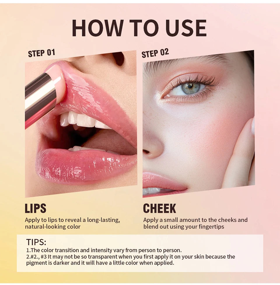 pH-Activated Color Changing Lip and Cheek Stain - 14