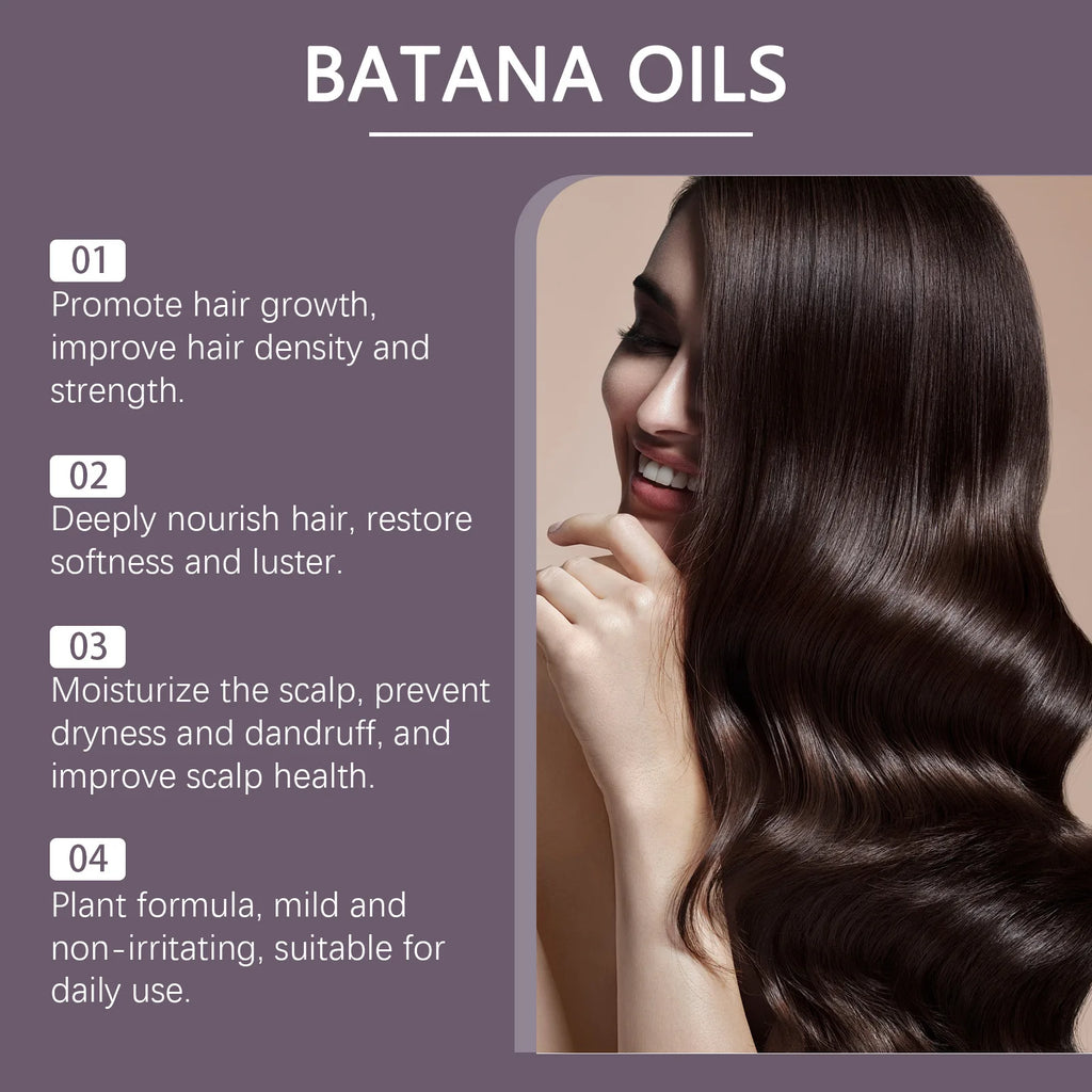 Pure Natural Batana Oil Hair Mask for Scalp Nourishment and Growth 120g