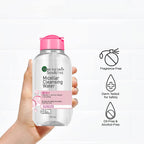 3-in-1 Micellar Cleansing Water Makeup Remover and Facial Toner