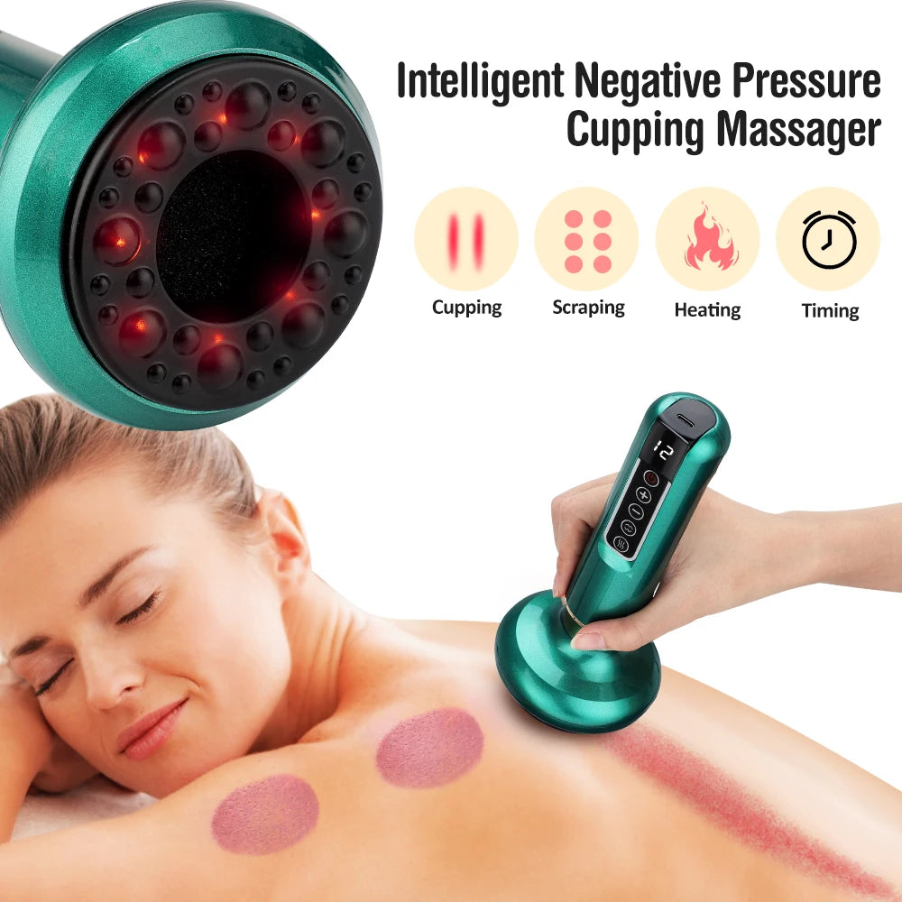 Electric Cupping and Gua Sha Massage Device
