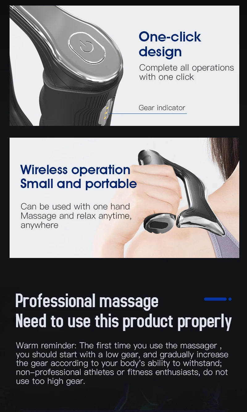 Electric Fascia Knife for Deep Tissue Muscle Massage and Recovery - 18