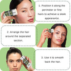 Goiple Biotin Rosemary Hair Wax Stick and Styling Brush Set