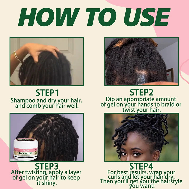 9.5oz Rose Water Locking Gel for Dreadlock Moisturizing and Styling - 6