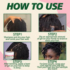 9.5oz Rose Water Locking Gel for Dreadlock Moisturizing and Styling