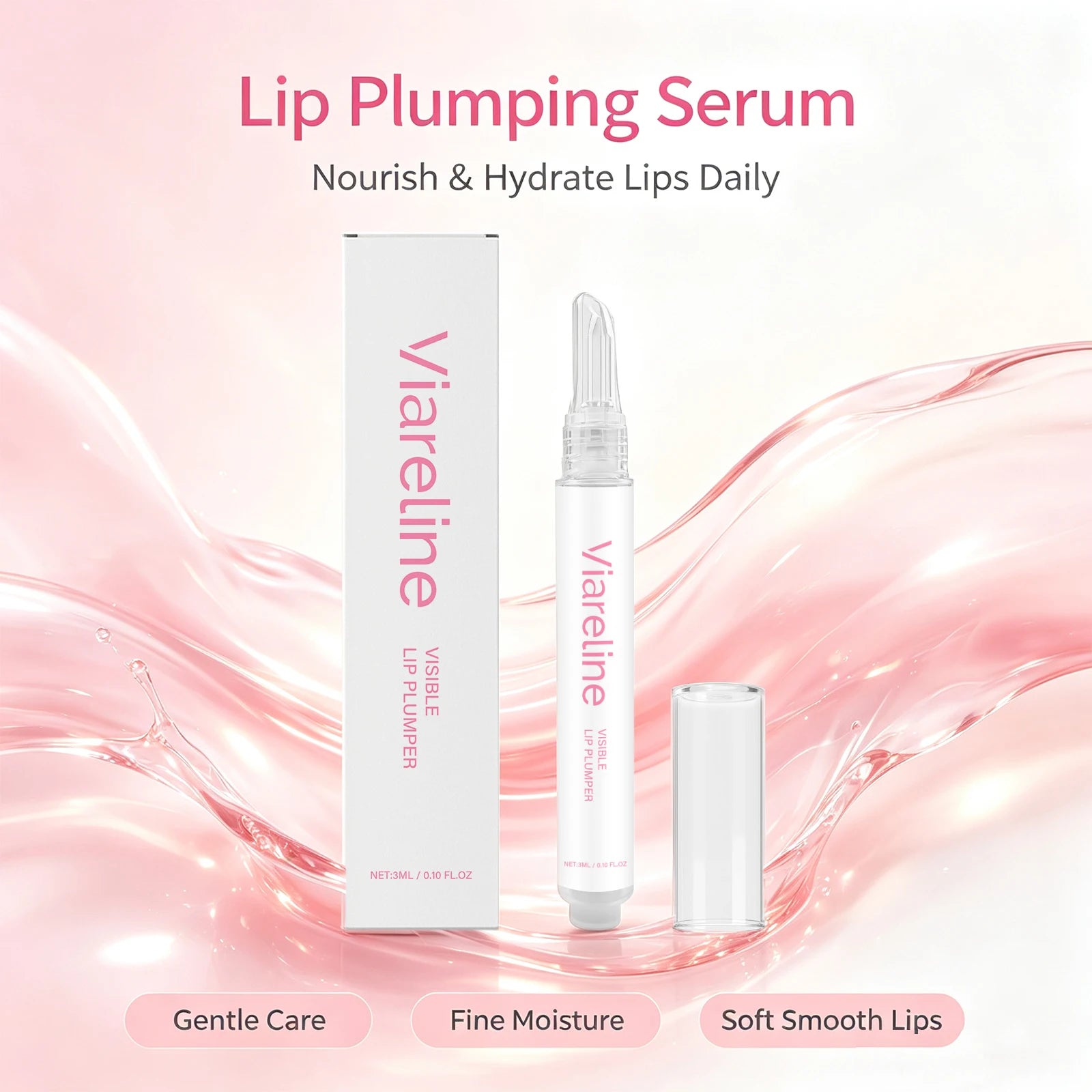 Hydrating Lip Plumper Serum for Smooth and Fuller Lips - 1