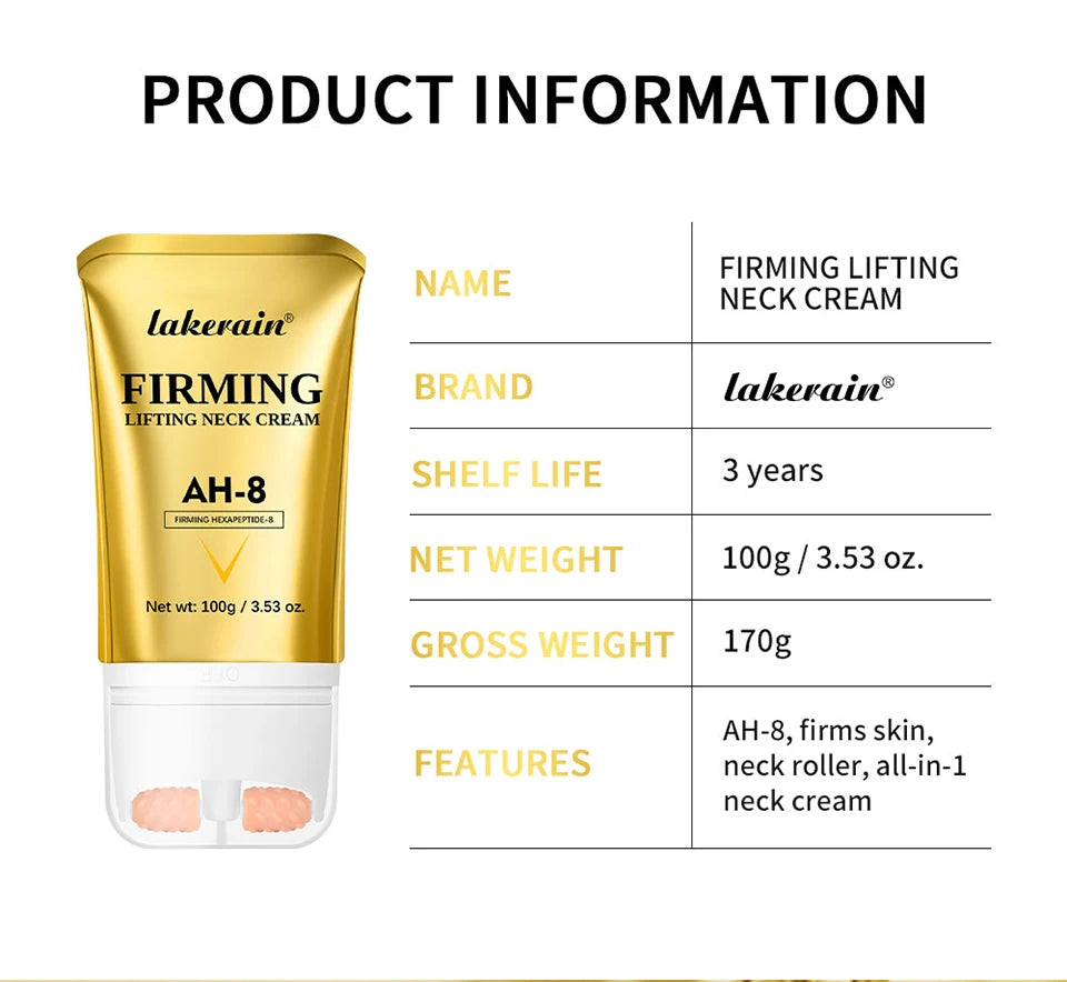 Firming and Lifting Neck Cream with Roller Applicator - 17