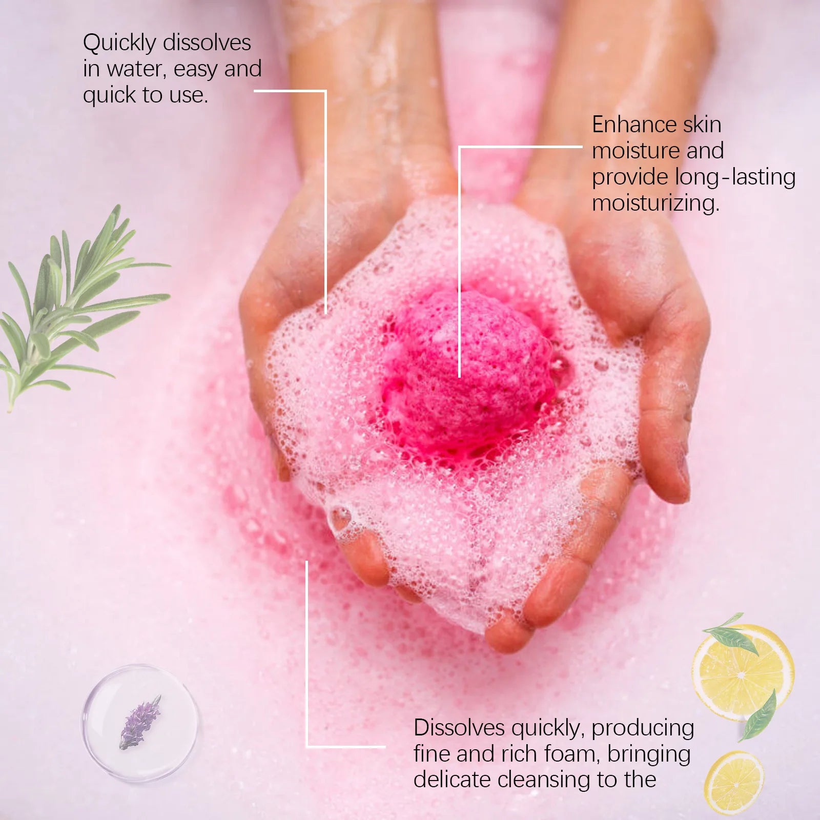 Scented Aromatherapy Bath Bombs for Skin Relaxation and Spa - 5