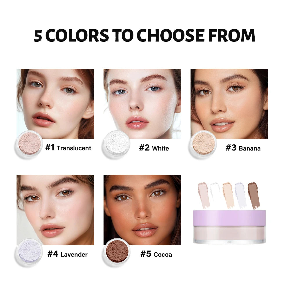 Matte Finish Loose Setting and Baking Powder - 2