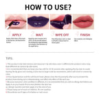 Waterproof Peel-Off Lip Stain for Long-Lasting Matte Color