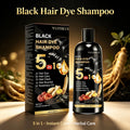 5-in-1 Plant Based Hair Coloring Shampoo Gray Hair Coverage 100ml