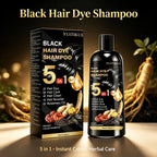 5-in-1 Plant Based Hair Coloring Shampoo Gray Hair Coverage 100ml
