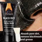 YUITIKUE Black Rice Peel Off Mask Deep Cleansing Blackhead Remover