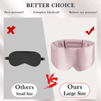 Silk Sleep Mask for Total Blackout and Comfort