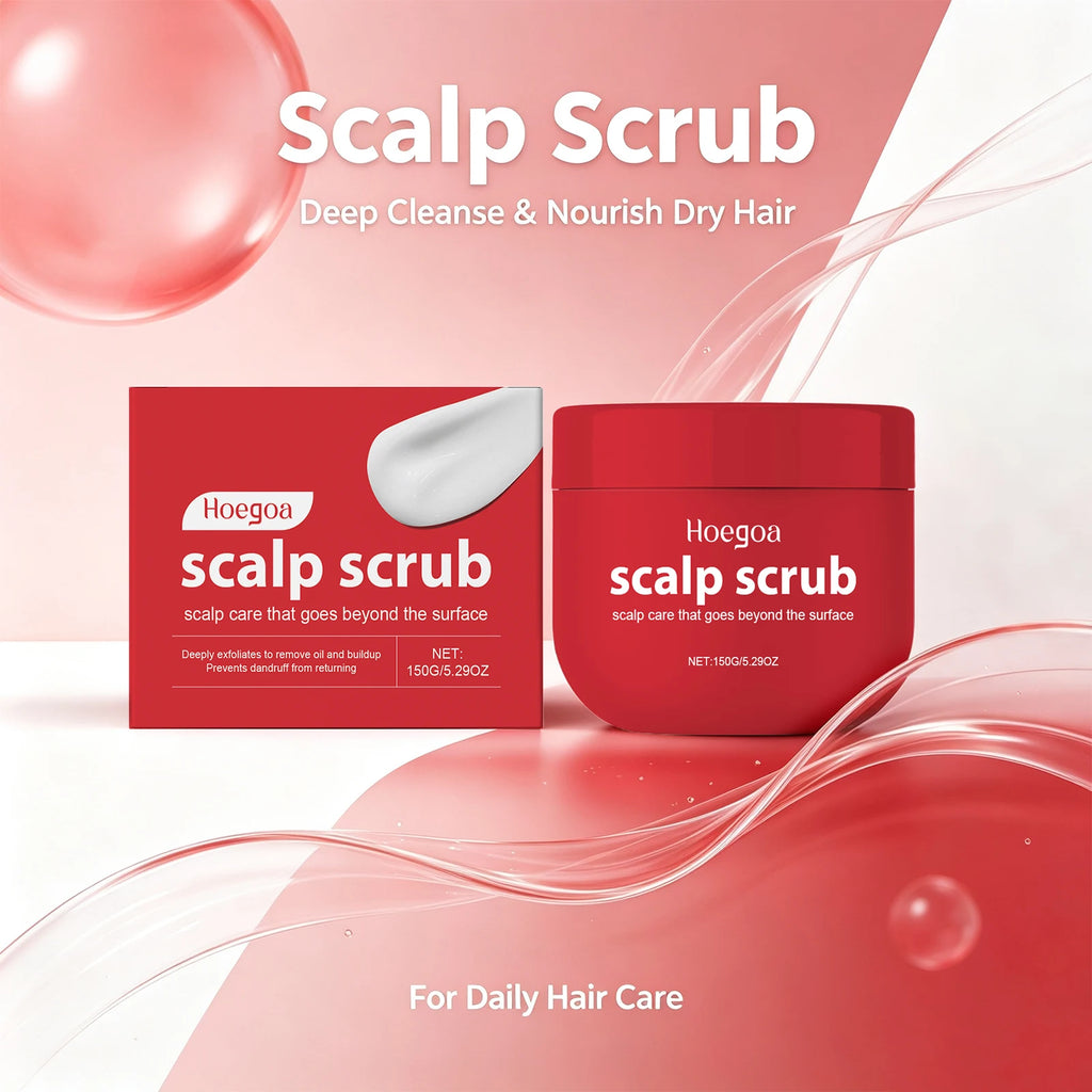 Deep Cleansing Scalp Exfoliator for Dandruff and Oily Hair
