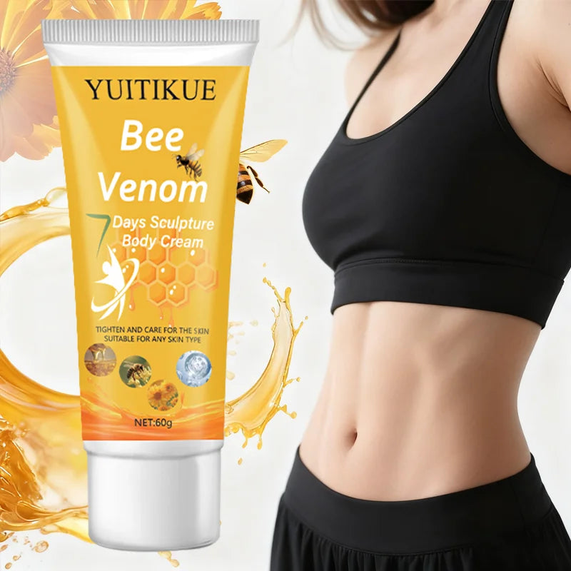 YUITIKUE Bee Venom Body Sculpture Cream Firming and Moisturizing 60g - 3
