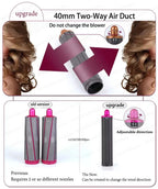 40mm Curling Barrel Attachment for Dyson Supersonic Hair Dryer Styler
