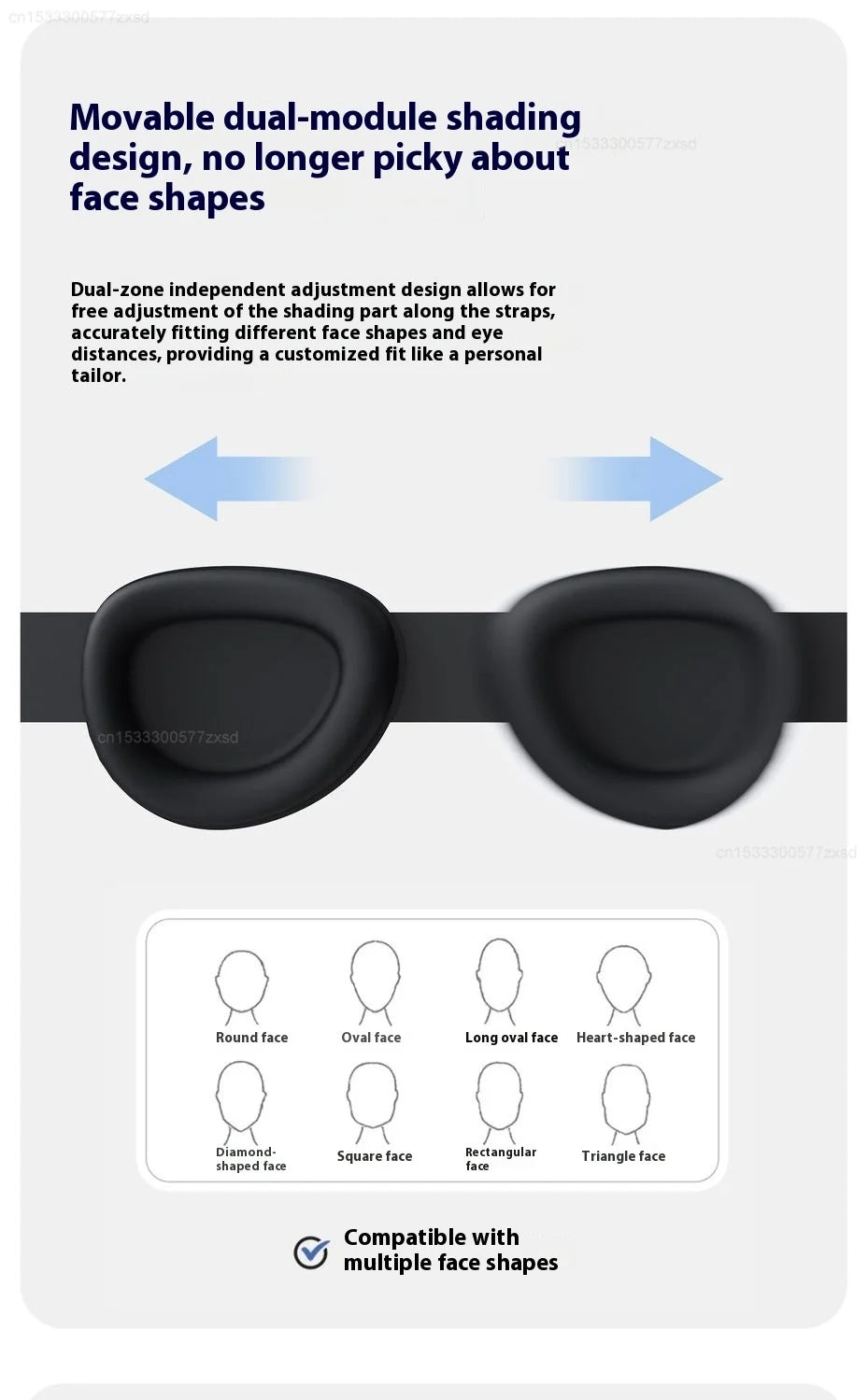 Dreamlight 3D Sleep Mask Contoured Blackout Eye Mask for Travel