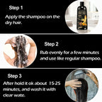 4-in-1 Obsidian Black Hair Dye Shampoo 100ml