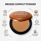 Matte Bronze Pressed Powder for Natural Sun-Kissed Look