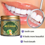 Miswak Mint Herbal Tooth Powder Charcoal Teeth Whitening 60g