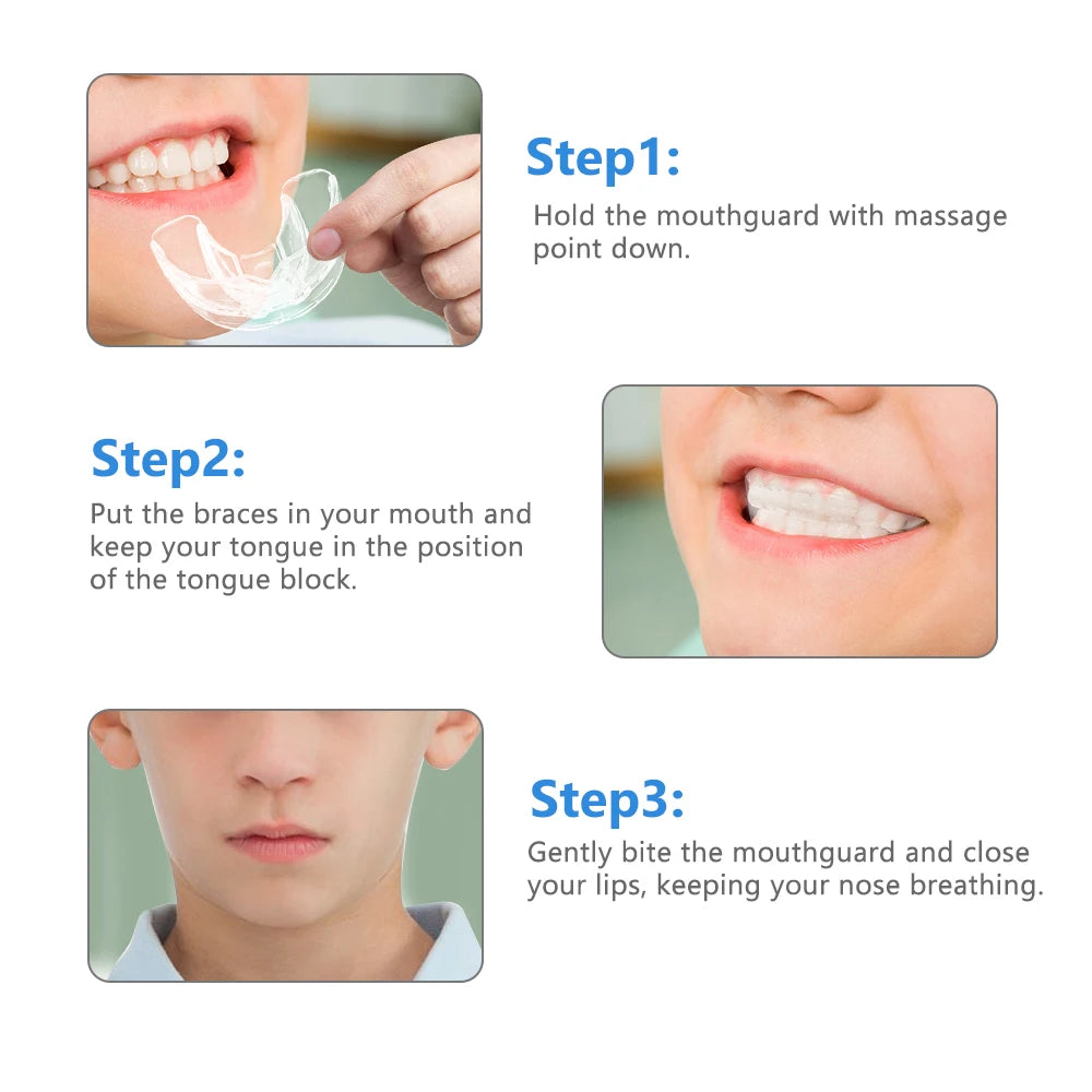 3-Stage Kids Dental Orthodontic Teeth Alignment Trainer Set
