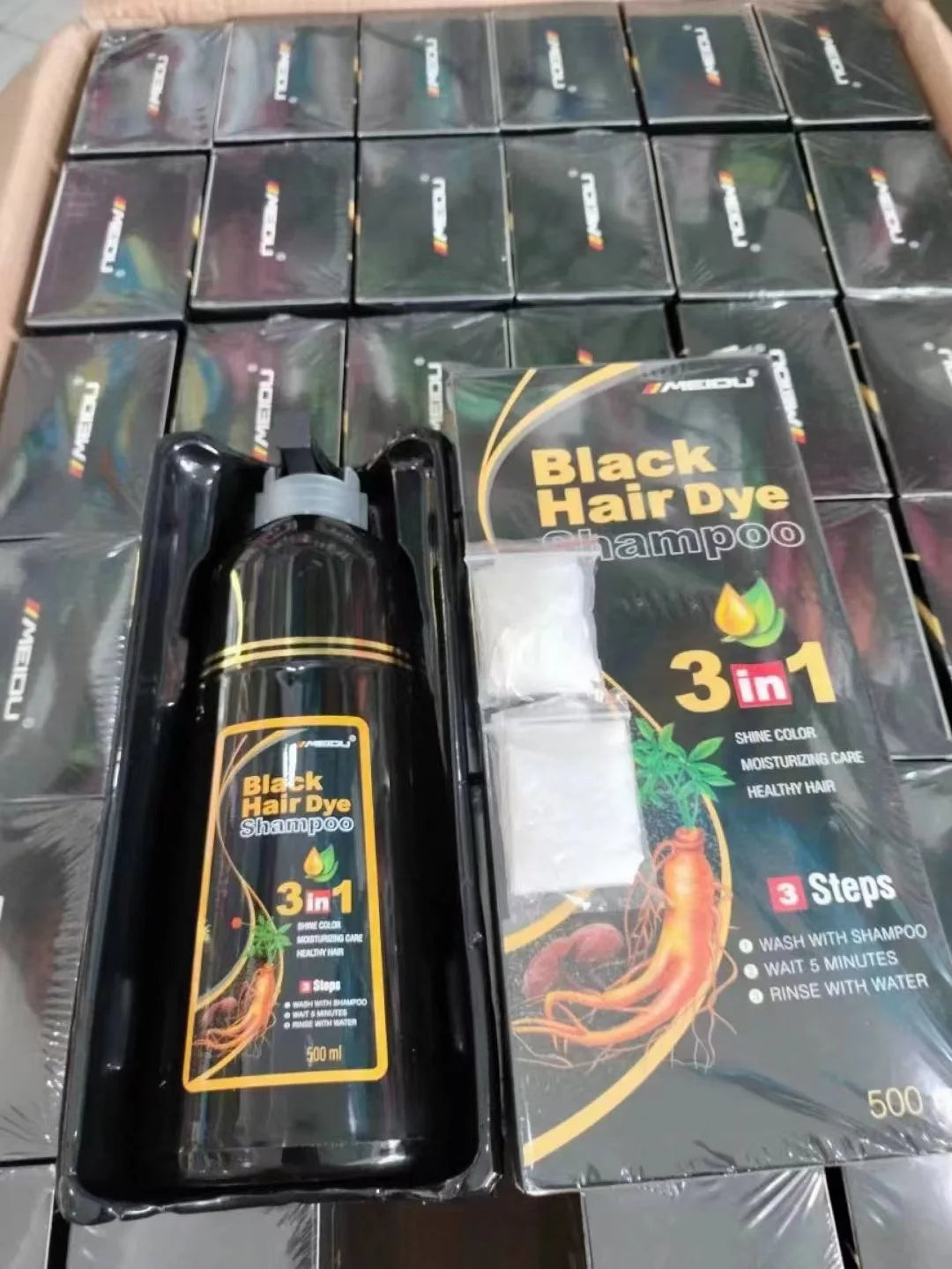 500ml Silver Hair Dye Shampoo Plant Extract Color Treatment - 14