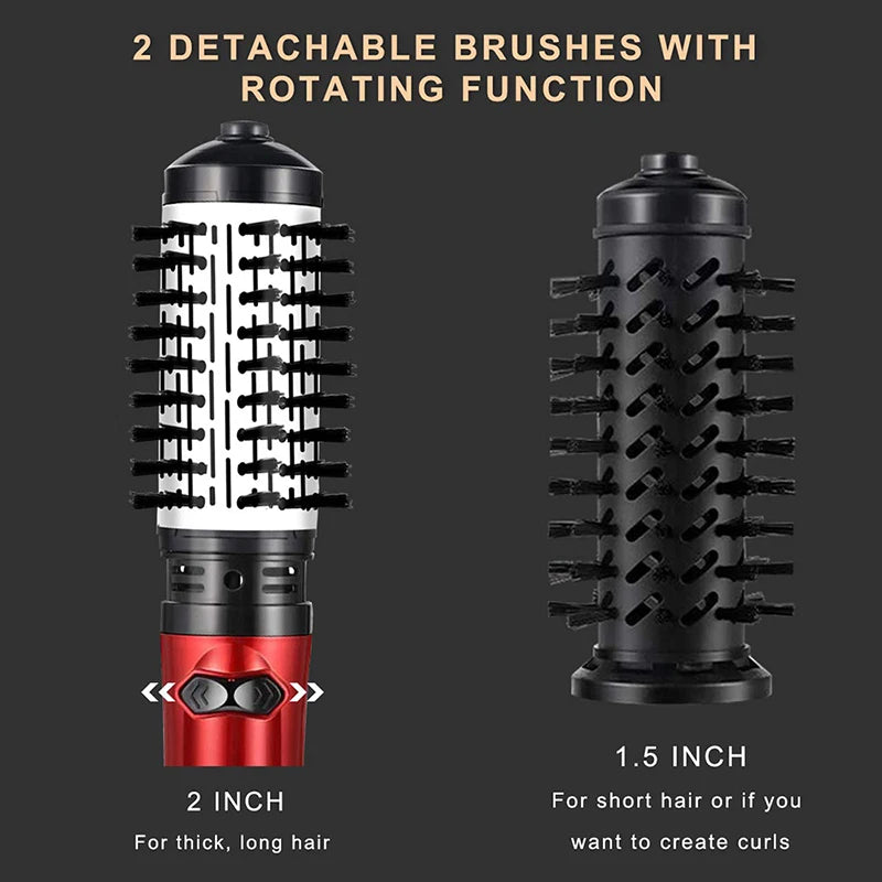 Rotating Hair Dryer Brush 2 in 1 Hot Air Styler and Volumizer