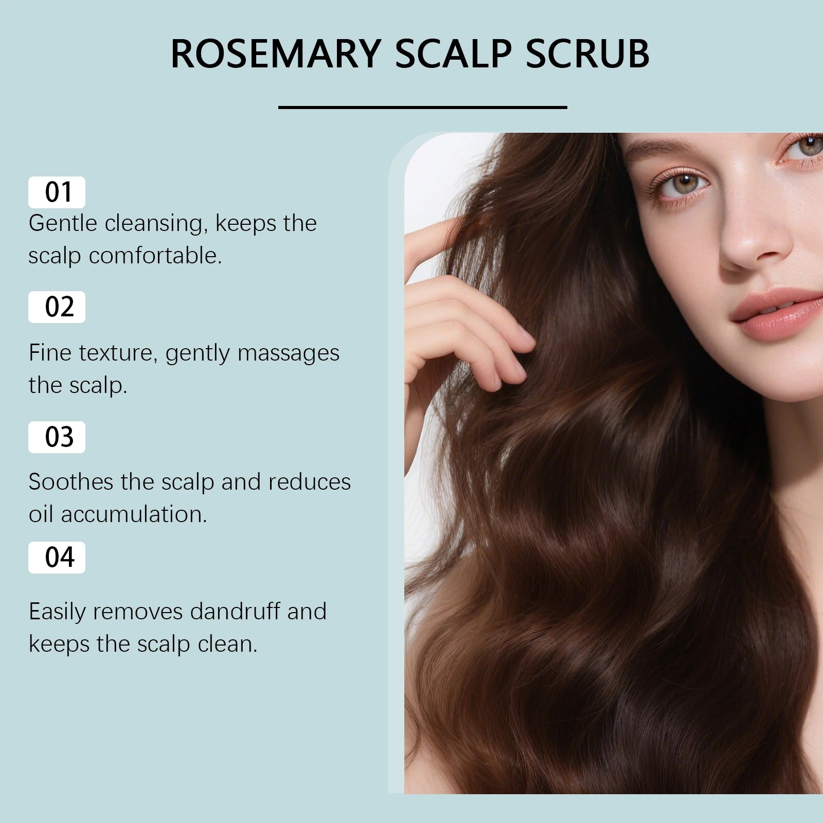 Rosemary Scalp Scrub Exfoliating Hair Treatment 120g