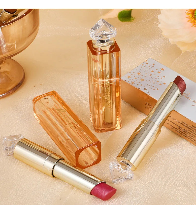 Shiny Lipstick Waterproof Long Lasting Glitter Lip Gloss