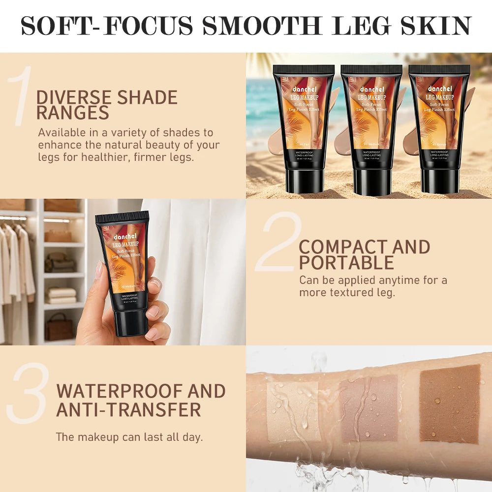 Waterproof Leg Foundation Body Concealer - 3