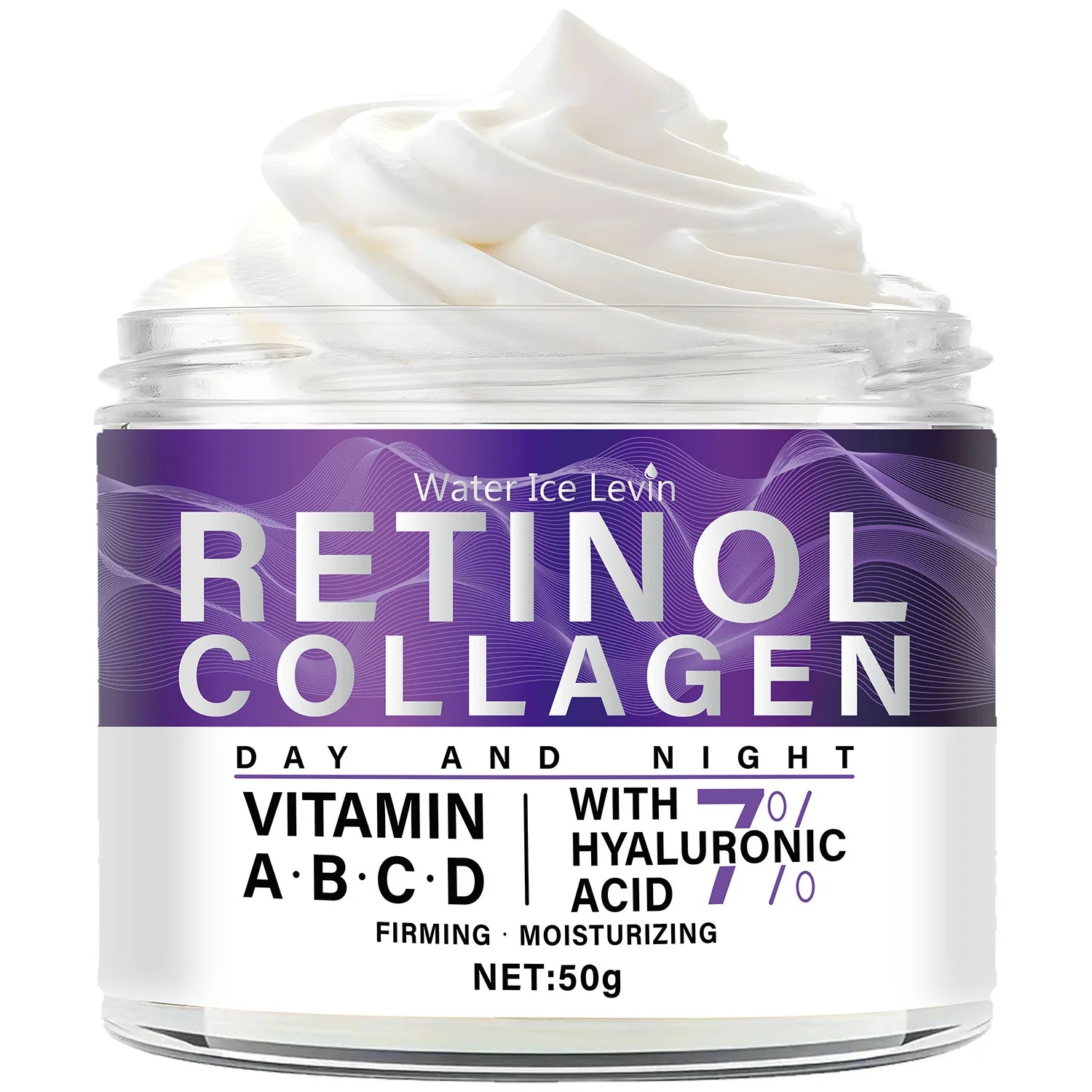Water Ice Levin Retinol Collagen Face Cream Anti Aging Moisturizer - 9