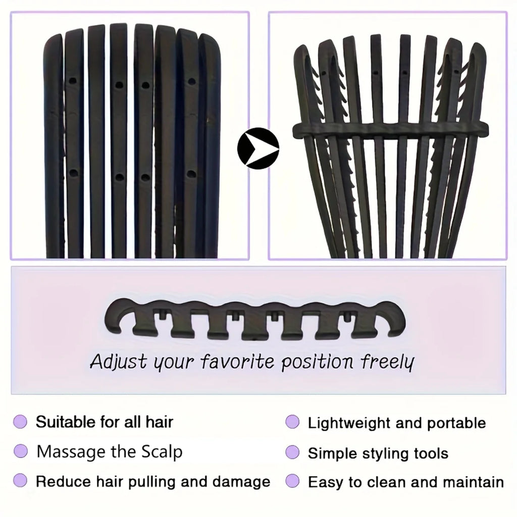 Detangling Hairbrush for Curly and Long Hair Anti-static Scalp Comb