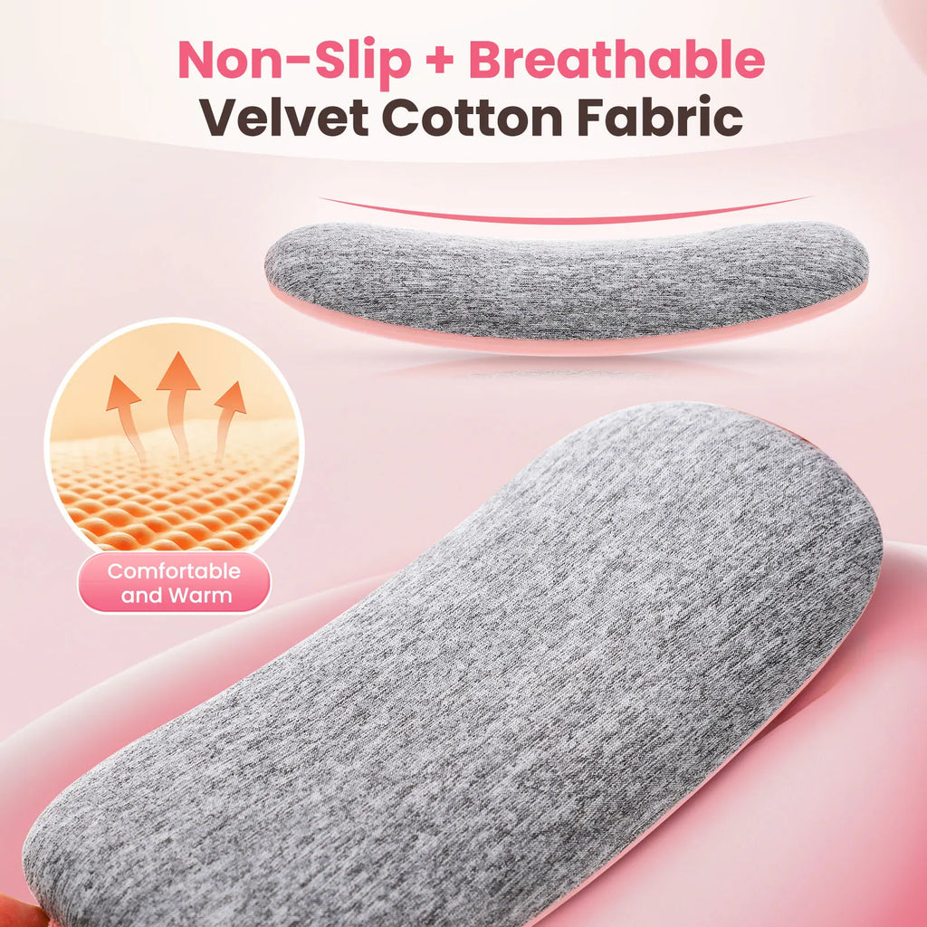 Cordless Menstrual Heating Pad with Vibration Massage