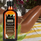 YUITIKUE Coconut Sunless Tanning Oil Progressive Bronze Glow 100ml