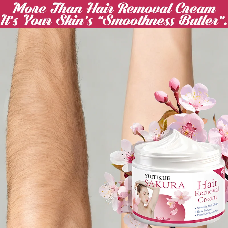 Sakura Plant-Based Hair Removal Cream 60g - 4