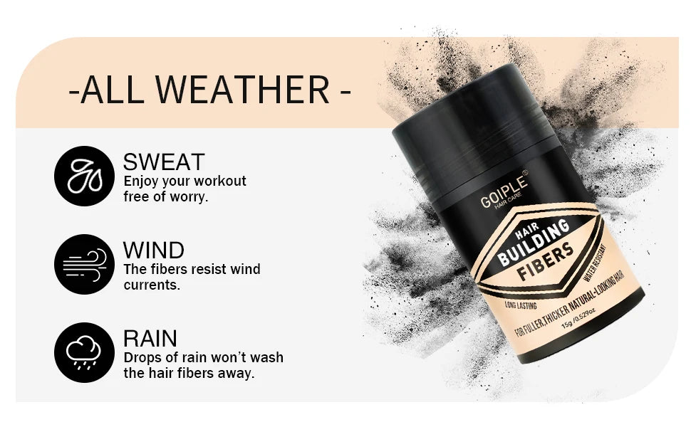 15g Hair Building Fibers for Thinning Hair and Bald Spots - 8