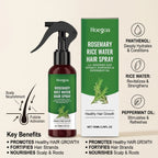 Rosemary Rice Water Hair Growth Spray for Damaged Hair
