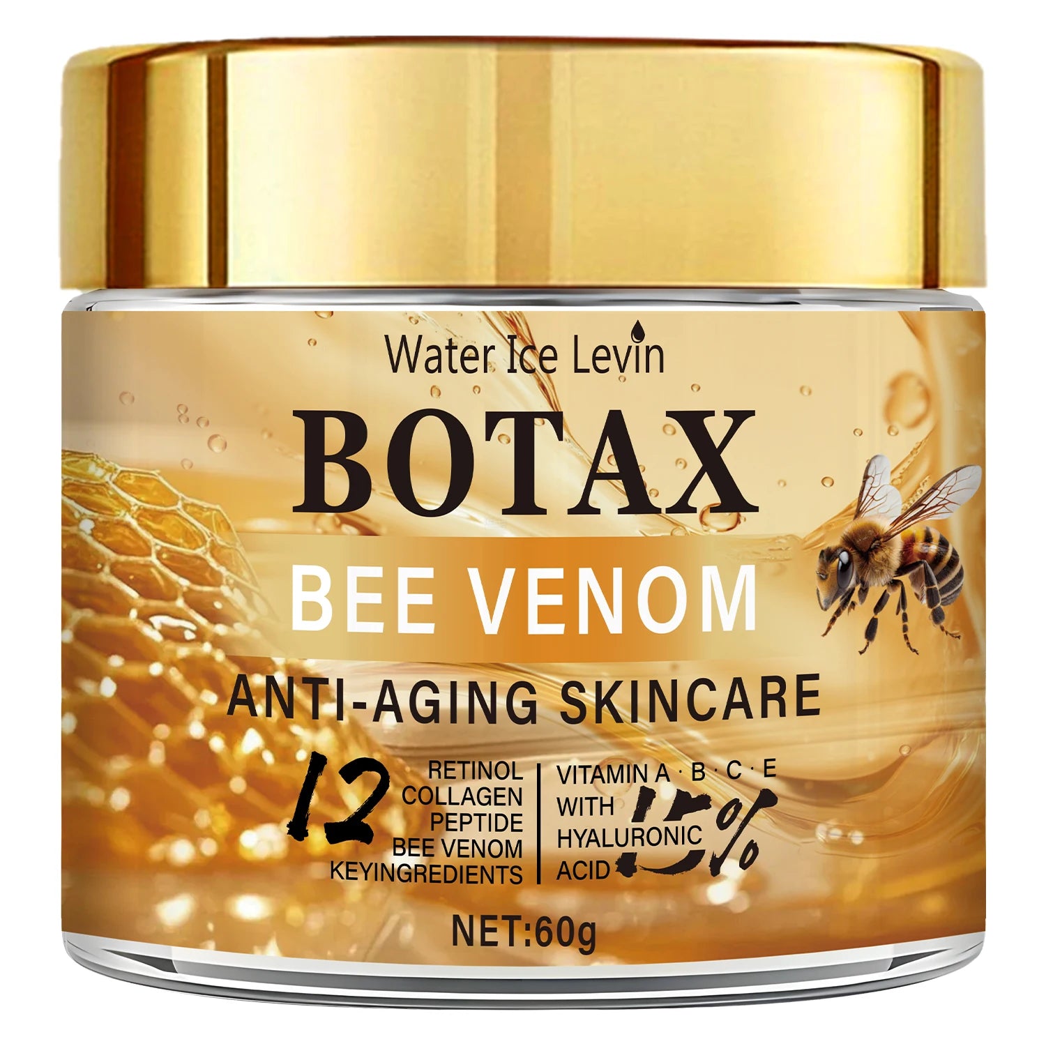 Bee Venom Retinol Cream Anti Aging Face Moisturizer Collagen Plumper - 8