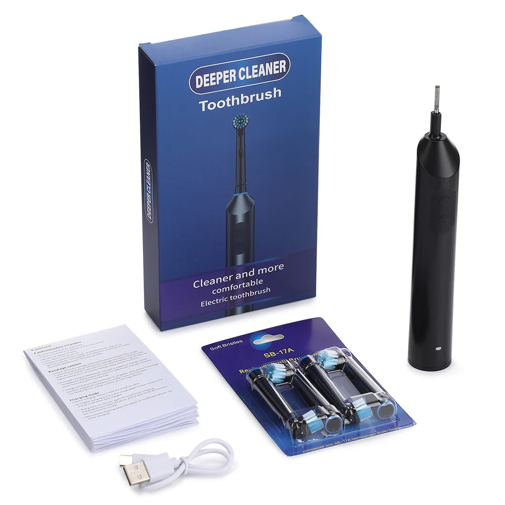 Rechargeable Electric Toothbrush with 5 Cleaning Modes