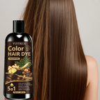 5-in-1 Herbal Hair Dye Shampoo for Grey Hair Coverage 100ml