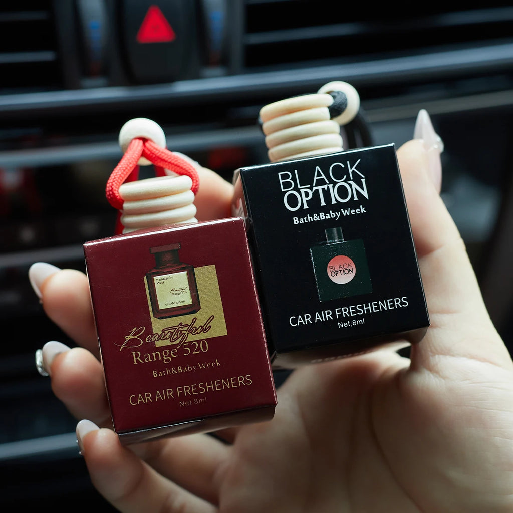 4 Pack Car Air Freshener Hanging Diffuser Interior Fragrance Set