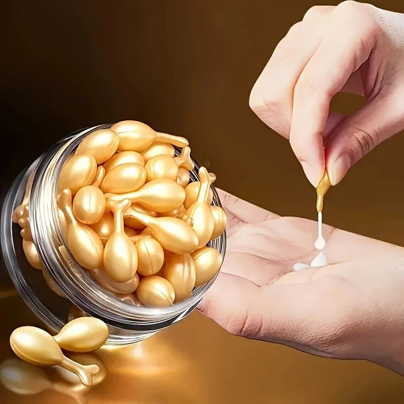 Peptide Hyaluronic Acid Face Serum Capsules Anti Aging Moisturizer