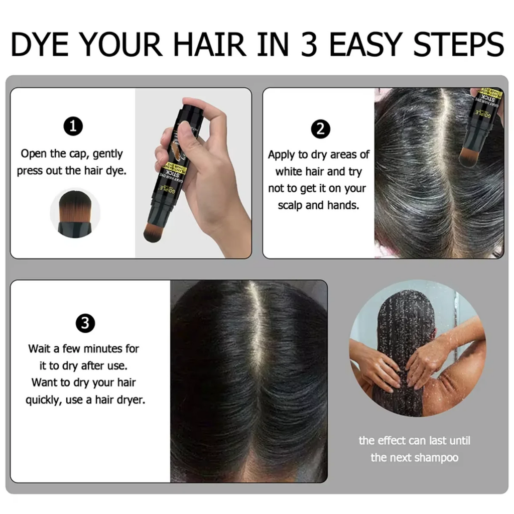 Goiple Hair Root Touch Up Set Instant Gray Coverage Shadow Powder