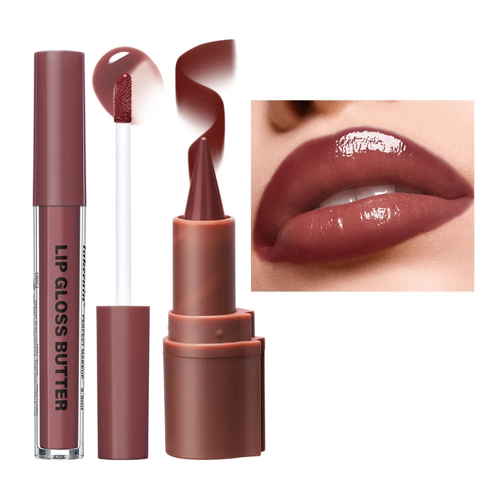 Hydrating Lip Liner and Gloss Makeup Set